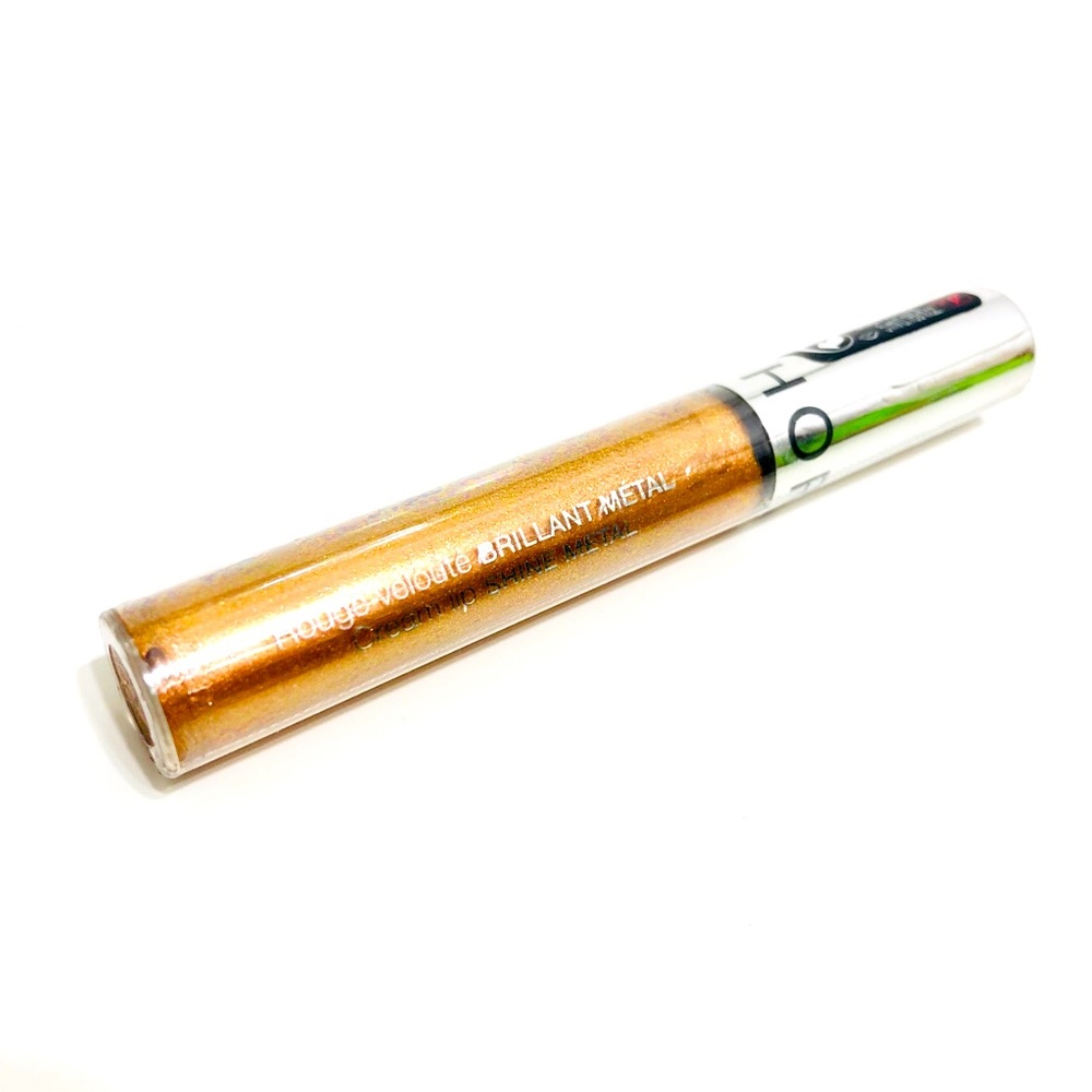 SEPHORA gold metal lip cream✨